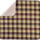 Nova Plaid Underpad, Standard, 32" (W) X 36" (L), Reusable, Cotton Top