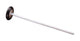 Adc Queen'S Square Neurological Hammer, 12-1/4", Black