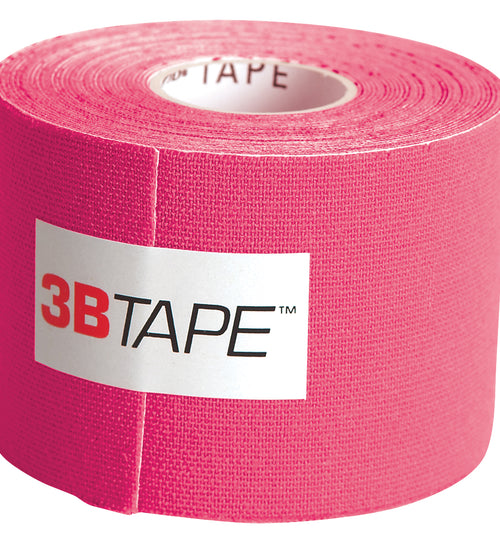 3B Latex-Free Kinesiology Tape, 2" x 16.5 ft (Pink)