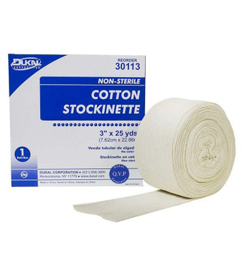 Cotton Stockinette, non-sterile, single roll