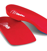 Vasyli Red 3/4 Length Orthotic, Small