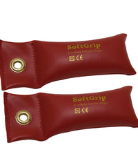 CanDo SoftGrip Hand Weight - 1.5 lb - Red - pair