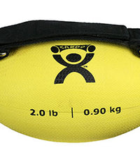 CanDo Handy Grip weight ball - 2 lb - Yellow