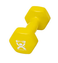 CanDo Vinyl Coated Dumbbell, Yellow (9 lb), Each