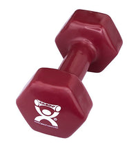 CanDo Vinyl Coated Dumbbell, Maroon (12 lb), Each