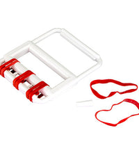 CanDo rubber-band hand exerciser, with 5 red bands, case of 10