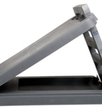 FabStretch 4-Level Incline Board - Heavy Duty Plastic - 5, 15, 25, 35 Degree Elevation - 14" x 14" Surface