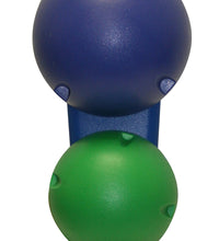 CanDo MVP Balance System - 5-Ball Set with Wall Rack (1 each: yellow, red, green, blue, black)