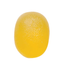 CanDo Gel Squeeze Ball, Large Cylindrical, Yellow (X-Light)