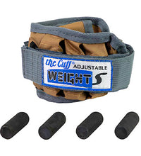 The Adjustable Cuff pediatric ankle weight - 2 lb - 12 x 0.17 lb inserts - Tan - each