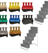 Digi-Flex LITE - Set of 8 (1 each: tan, yellow, red, green, blue, black, silver, gold) with 2 Metal Stands