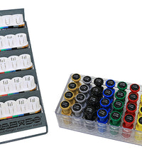 Digi-Flex Multi Small Clinic Pack, Deluxe (5 bases plus 32 button sets in case w/rack)