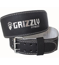 Grizzly Fitness Padded Pacesetter Training Belt, 4", Medium