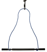 CanDo over door exercise bar and tubing, Blue - heavy