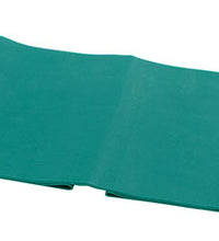 CanDo Low Powder Exercise Band - 4' length - Green - medium