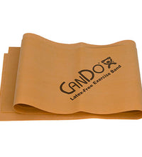 CanDo Latex Free Exercise Band - 4' length - Gold - xxx-heavy