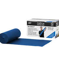 CanDo Latex Free Exercise Band - 6 yard roll - Blue - heavy