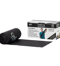 CanDo Latex Free Exercise Band - 6 yard roll - Black - x-heavy