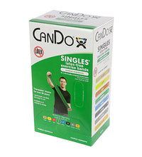 CanDo Latex Free Exercise Band - box of 30, 5' length - Green - medium