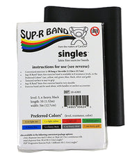 Sup-R Band Latex Free Exercise Band - 5 foot Singles, Black - x-heavy