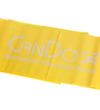 CanDo Low Powder Exercise Band - 5' length - Gold - xxx-heavy