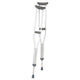 Aluminum Push Button Crutches