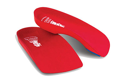 Vasyli Red 3/4 Length Orthotic, Small