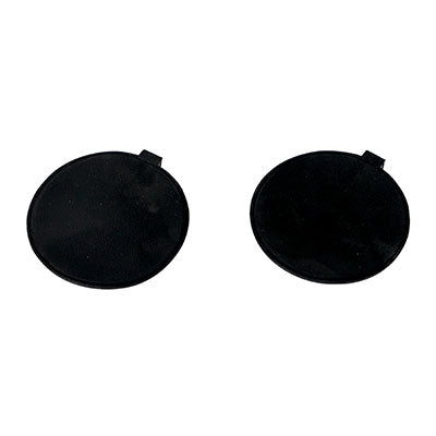 conductive rubber carbon electrode, 3" diameter, black, 2/case