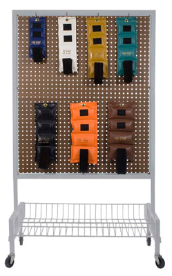 The Cuff Original Ankle and Wrist Weight, 7 Piece Set with Rack (1 each: 1, 2, 3, 4, 5, 7.5, 10 lb.)