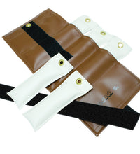 Pouch Variable Wrist and Ankle Weight - 10 lb, 5 x 2 lb inserts - Brown