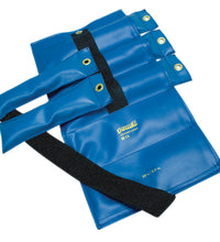 Pouch Variable Wrist and Ankle Weight - 20 lb, 5 x 4 lb inserts - Blue