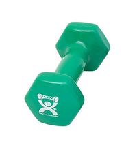 CanDo Vinyl Coated Dumbbell, Green (3 lb), Each