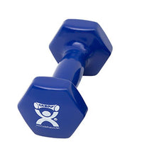 CanDo Vinyl Coated Dumbbell, Blue (5 lb), Each