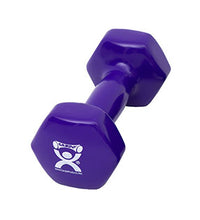 CanDo Vinyl Coated Dumbbell, Purple (7 lb), Each