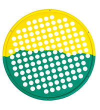 CanDo Hand Exercise Web - Low Powder - 14" Diameter - multi-resistance, Yellow/Green