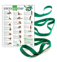 Stretch Out Strap with Stretching Exercise Poster