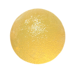 CanDo Gel Squeeze Ball, Standard Circular, Yellow (X-Light)