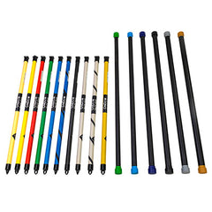 CanDo Slim WaTE Bar, 16-Piece Set, Bars Weighing 1, 2, 3, 4, 5, 6, 7, 8, 9, 10, 12.5, 15, 17.5, 20, 22.5, 25 lbs.