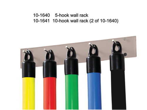 CanDo WaTE Bar, Accessory, 10 Hook Vertical Wall Rack