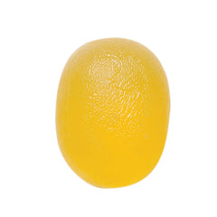 CanDo Gel Squeeze Ball, Large Cylindrical, Yellow (X-Light)