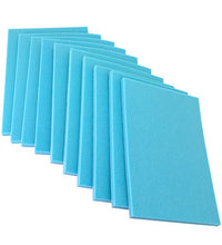 CanDo Memory Foam with PSA, Blue, 1/2" x  8" x 12", Pack of 10, Case of 4