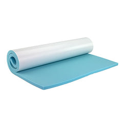 CanDo Memory Foam with PSA, Medium Soft, Blue, 1/2