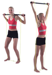 Padded Exercise Bar with Tubing, Unweighted