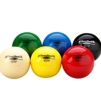 TheraBand Soft Weights ball - 6-piece set (1 each: tan, yellow, red, green, blue, black)