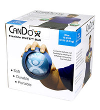 CanDo WaTE Ball - Hand-held Size - Blue - 5" Diameter - 5.5 lb