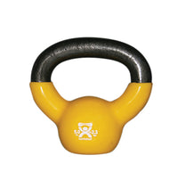 CanDo vinyl-coated kettlebell - Yellow - 5 lb