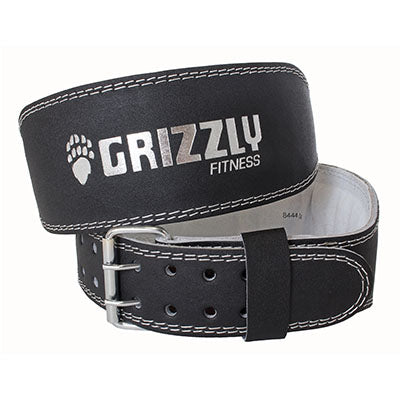 Grizzly Fitness Padded Pacesetter Training Belt, 4", Medium