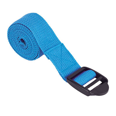 Yoga Strap, Blue, 6 ft