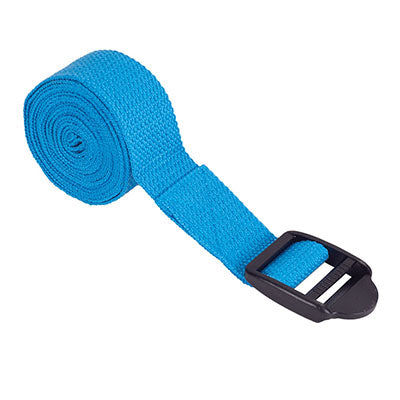 Yoga Strap, Blue, 8 ft