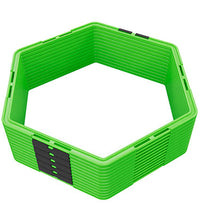 Hex Agility Ring, Green, Set of 12